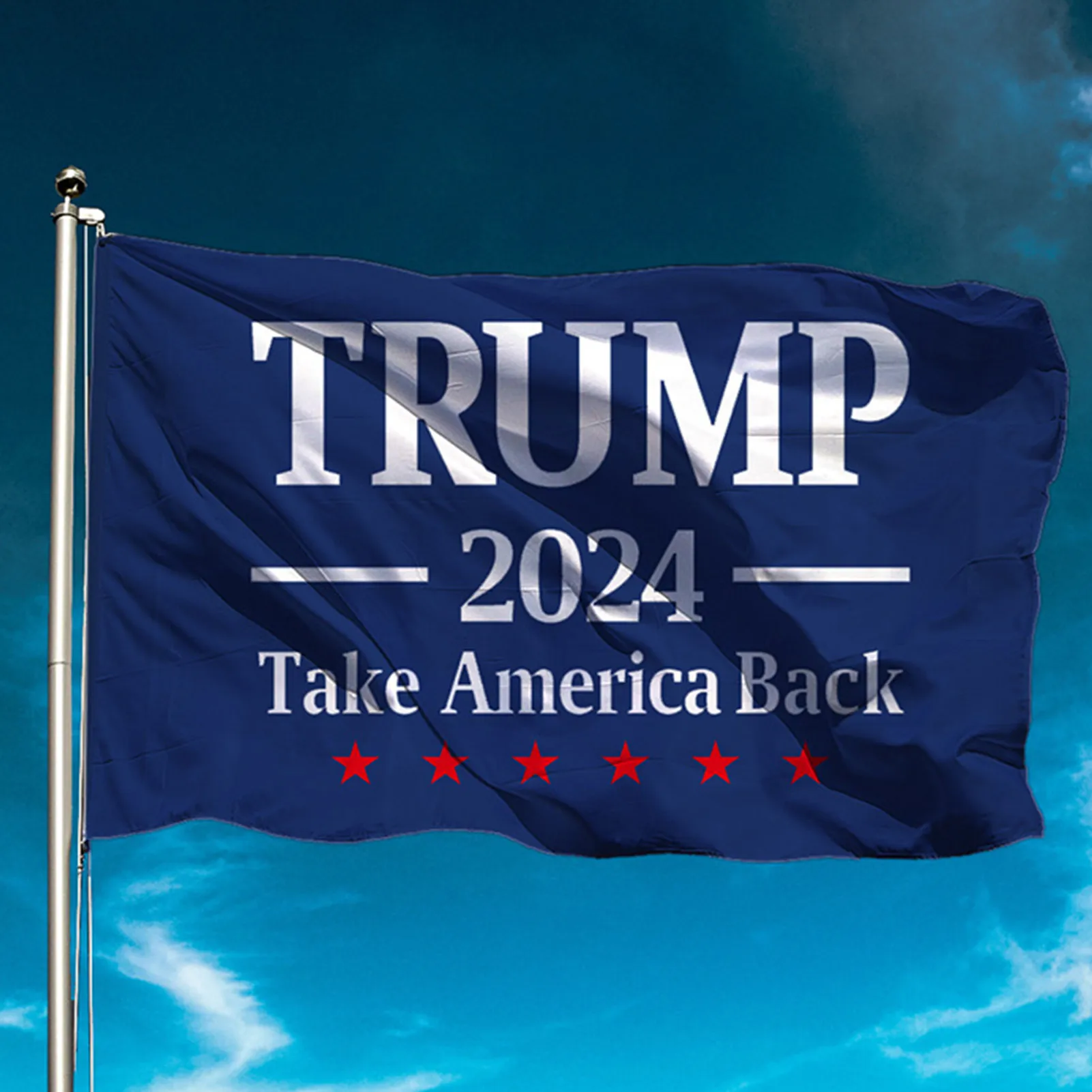 

Donald Trump Flags 2024 90x150cm Double Stitched Polyester Flag Save America AgainTake America Back Outdoor Indoor Garden Banner