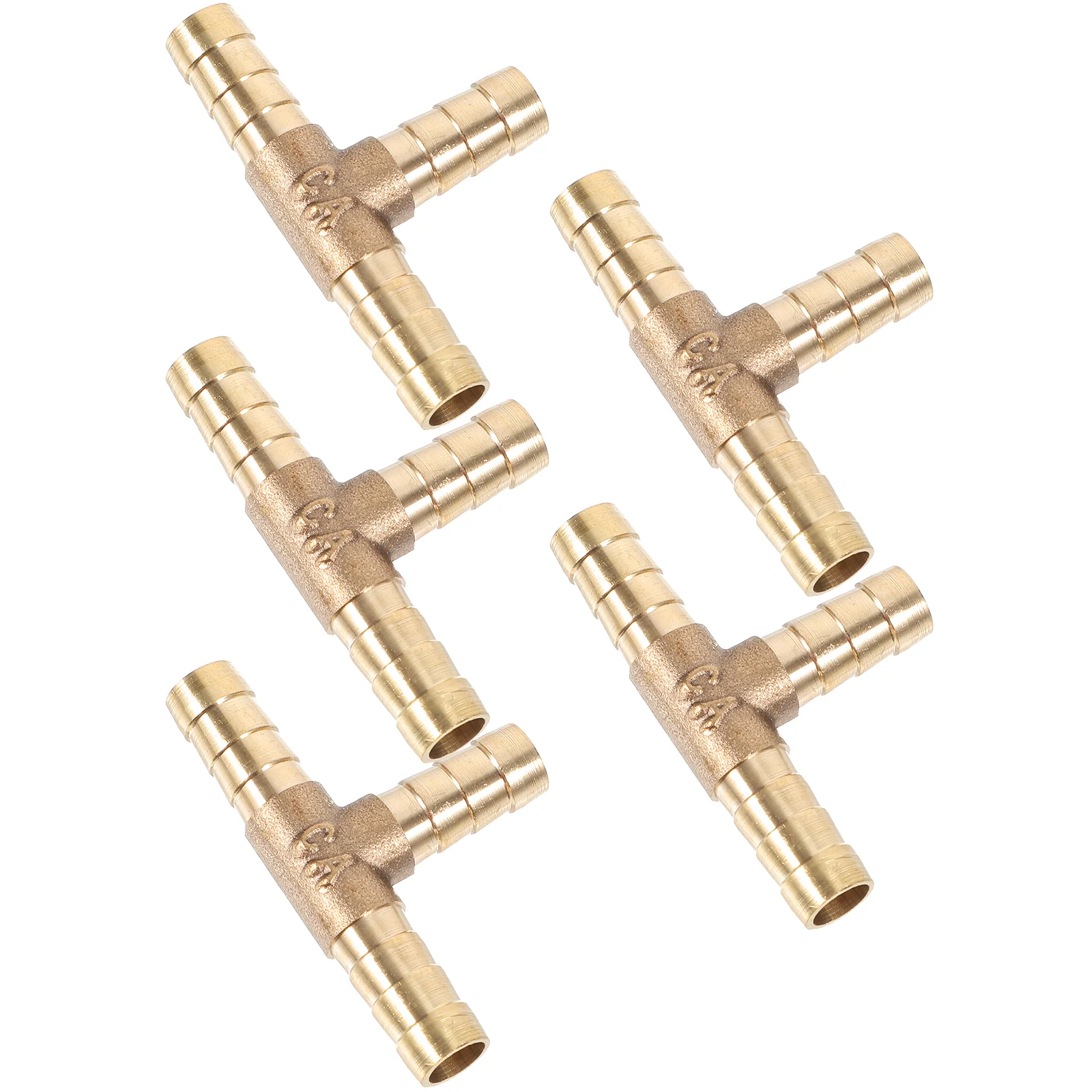 

5pcs Air Hose Fitting Pipe Connector Hose Barb Adapter Replacement Tee Fitting