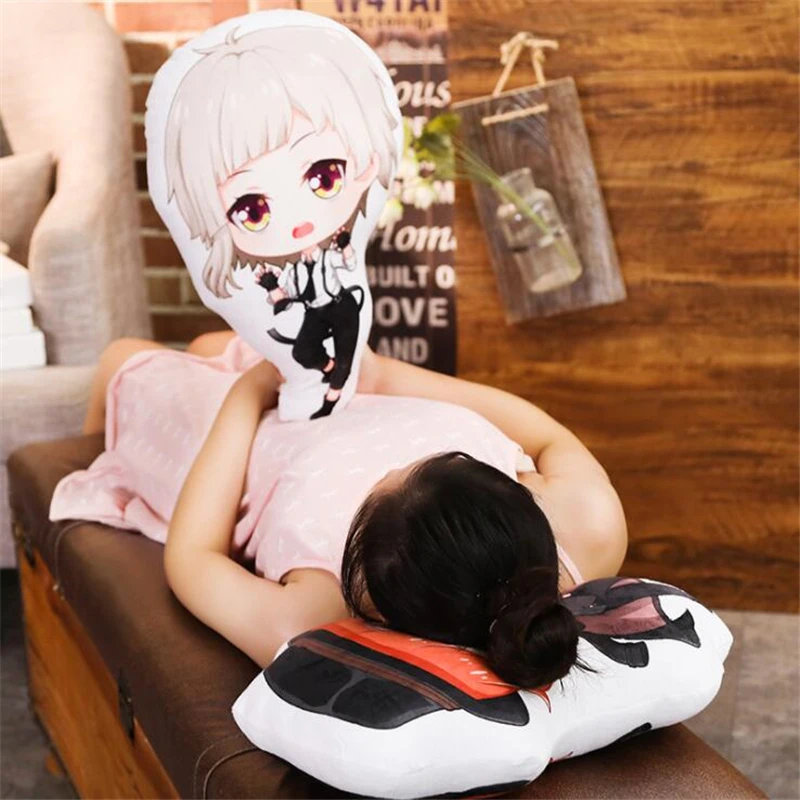 Благословенные бродячие псы аниме плюшевые игрушки периферийные карикатуры манга Накаджима Ацуши Дазай Осаму подвески подушки наполнители плюшевые игрушки.