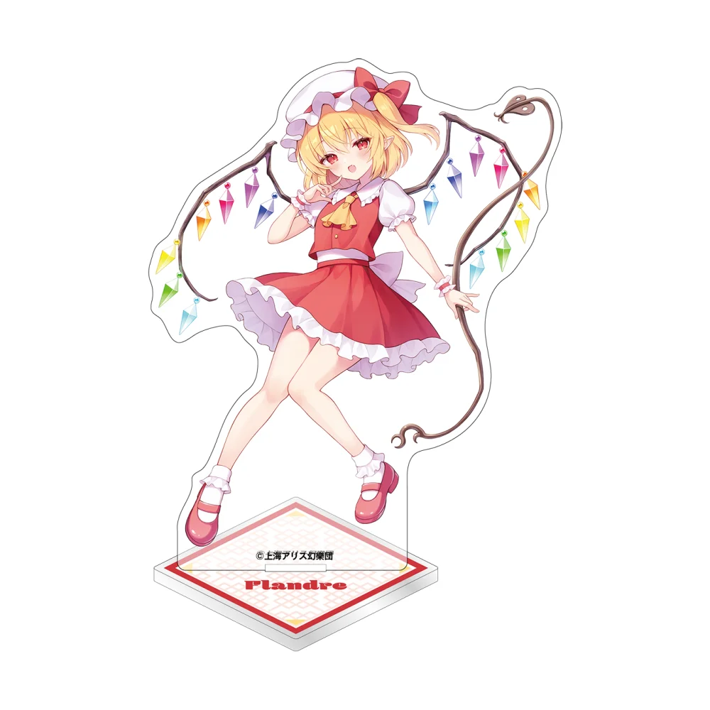 Акриловая подставка 15 см по аниме Touhou Project: Сакуя, Фландре. Подарок на День независимости. Настольная фигурка, брелок по манге Touhou. (art.: 3920dbffdb019) - 3920dbffdb019
