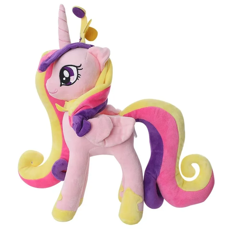 Фото Плюшевые игрушки My Little Pony, милые мягкие куклы-единороги для детей, подарок на день рождения: Принцесса Луна, Принцесса Кэданс, Королева Кризалис №4