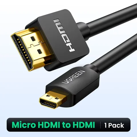 UGREEN Micro HDMI кабель 1-3 м, папа-папа, высокое качество передачи
