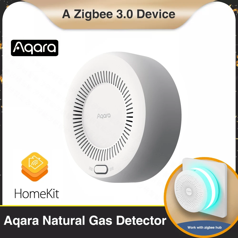 

Aqara Natural Gas Detector Zigbee 3.0 Smart Gas Leak Alarm Intelligent Linkage Smart home security For Xiaomi mi home Homekit