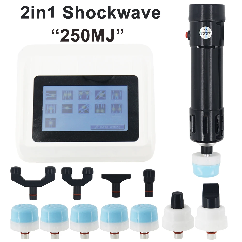 

Портативная машинка для ударно-волновой терапии 2 в 1, ударно-волновая хиропрактика, пистолет для лечения Эд, для теннисного снятия боли в локтях, массажер для расслабления тела