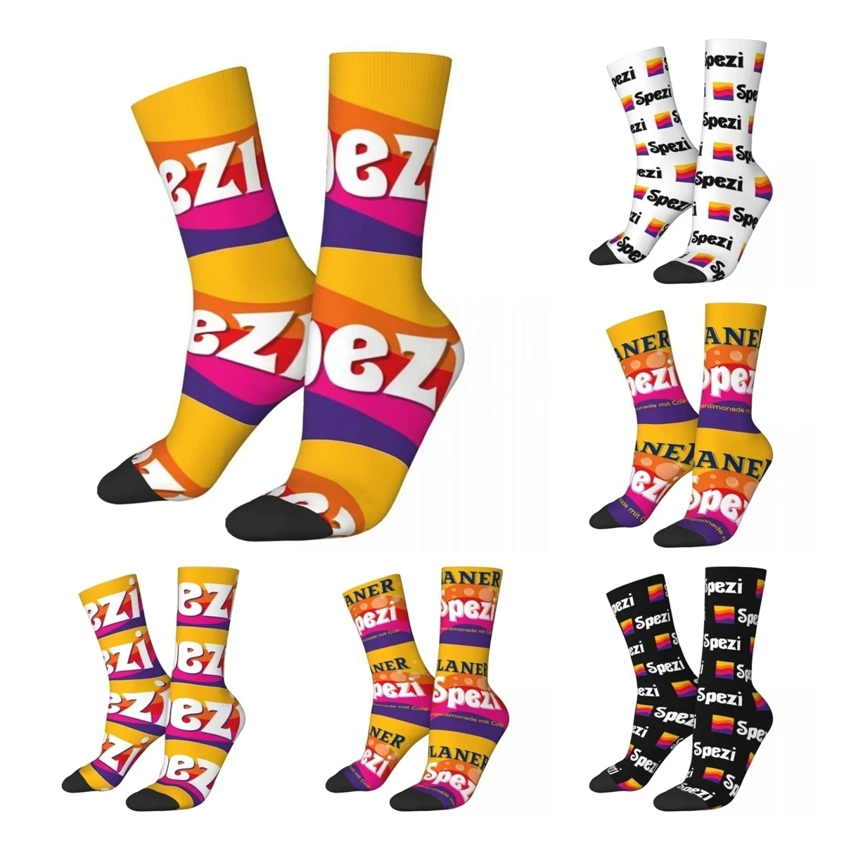 Зимние теплые крутые мужские и женские носки в стиле ретро с пивными напитками