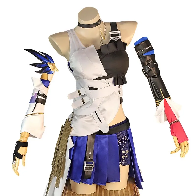 

Serval Cosplay Game Honkai Star Rail Role Suit Women Tops Cloak Shorts Skirts Socks Anime Accessories Jewelry Halloween Costumes
