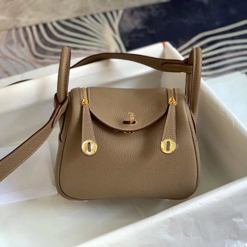 Classic Fashion Genuine Leather Tote Bags Brand Design Luxury TOGO Cowhide Single Shoulder Handbag For Women