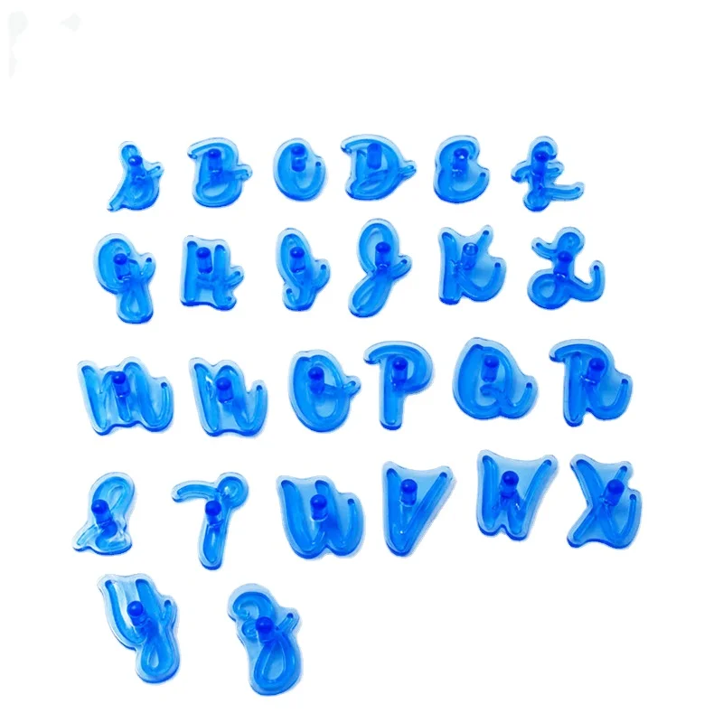 3D Алфавит искусственное украшение для печенья штамп резак инструменты украшения