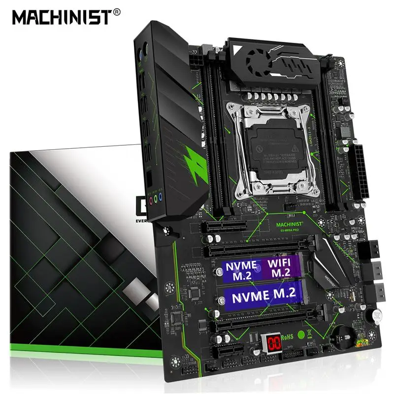 

MACHINIST MR9A PRO X99 материнская плата LGA2011-3 Поддержка DDR4 RECC без коррекции ошибок оперативная память Xeon E5 V3 V4 ЦПУ процессор SATA 3,0 M.2 NVME