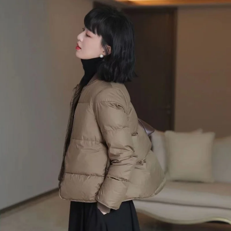 Loose Warm Women Parkas Down Cotton Coat Winter Down Jacket for Women Short Puffer Jackets Female Luxury Designer Elegant Clothe