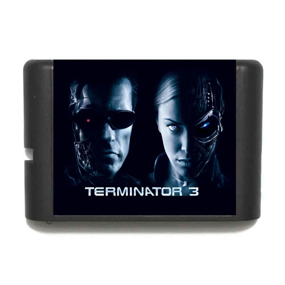 16-битная игровая карта Terminator 3 MD для Sega Mega Drive Genesis