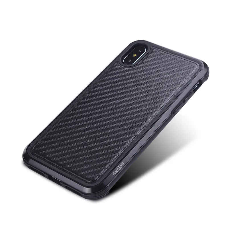 

Phone Case For iPhone X Axolotl Defence Case Rugged Military Grade Drop Protection Coque For iPhone X Aluminum Frame Back Cover