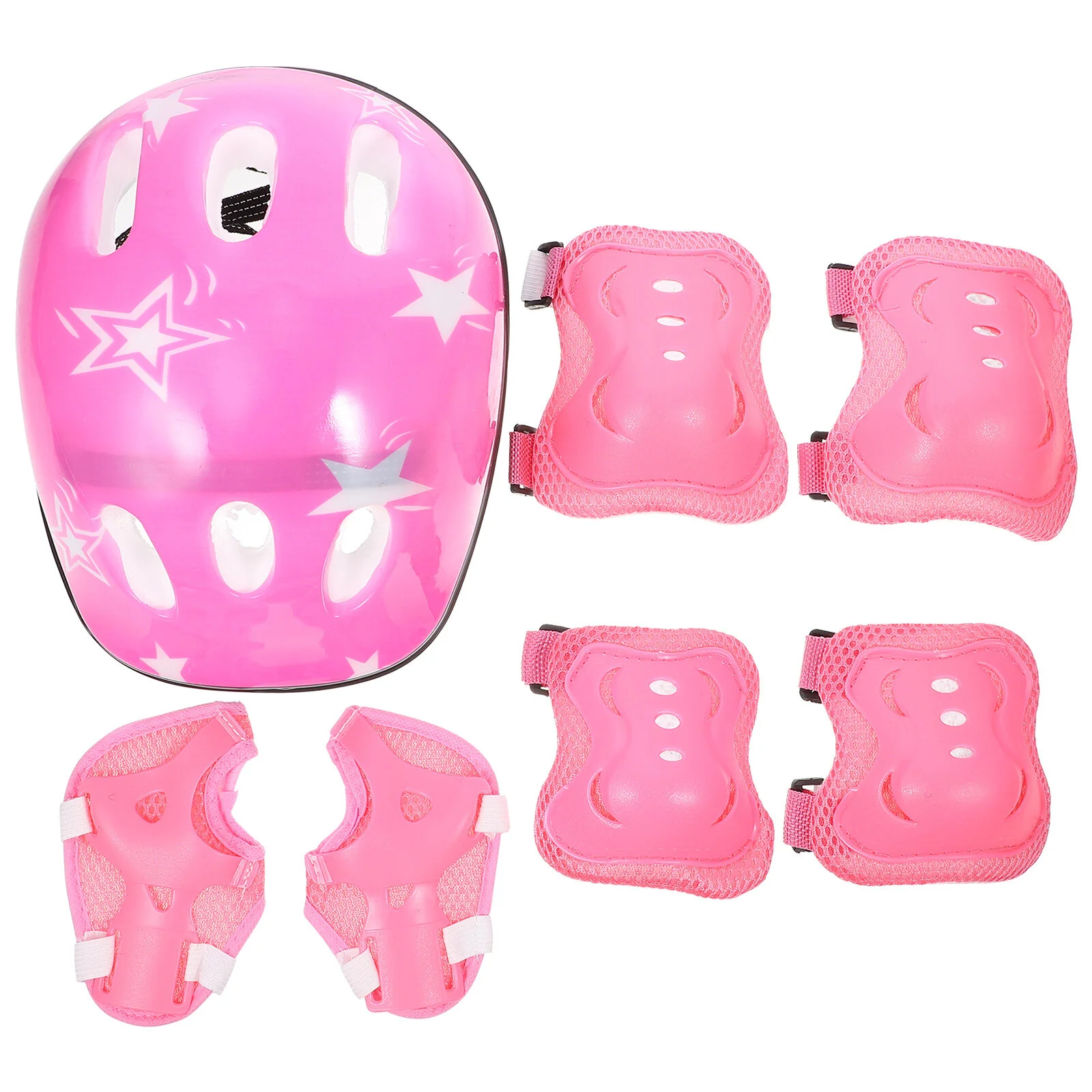 

7pcs Kids Knee Pad Skating Elbow Pads Guards Gear Set for Roller Skates Cycling BMX Bike Skateboard Skatings Scooter Riding