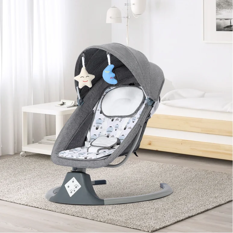 

IMBABY Baby Rocking Chair Smart Baby Bassinet Electric Swing for Children Adjustable Chaise Longue for Baby Cradle with Music