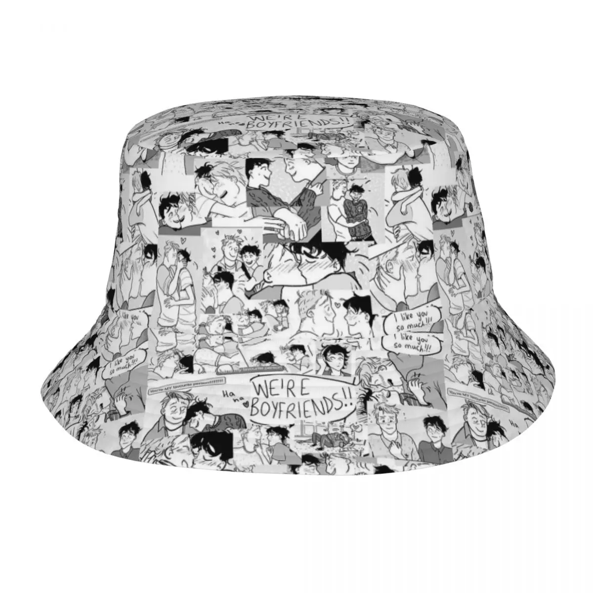 

Головной убор для пикника аксессуары Yaoi Панама в стиле Харадзюку подростковые шляпы от солнца Ник Чарли ЛГБТ шляпа для рыбалки уличная