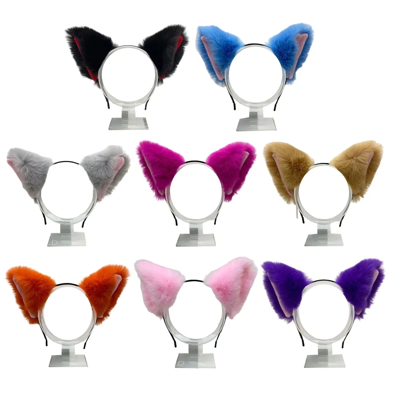 

Cute Animals for CAT Ears Durable Hair Hoop Women Headband Makeup Hair Accessori