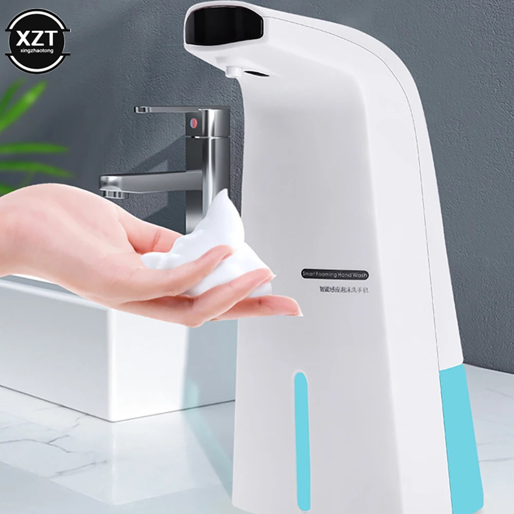

300ML Electric IR Sensor Soap Dispenser ABS Automatic Foaming Touchless Bathroom Pump Kitchen Fixture Household Sink Accessories