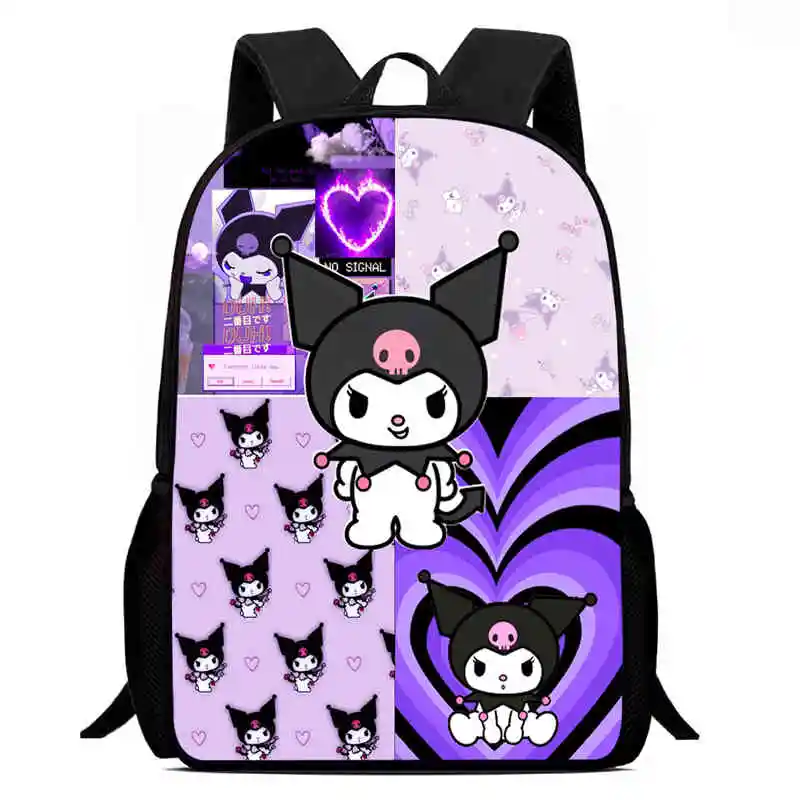 Школьный рюкзак Mochila Kuromi школьный с героями мультфильмов для девочек и мальчиков