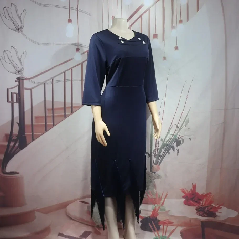 Модная женская одежда из Турции африканские вечерние платья с кисточками