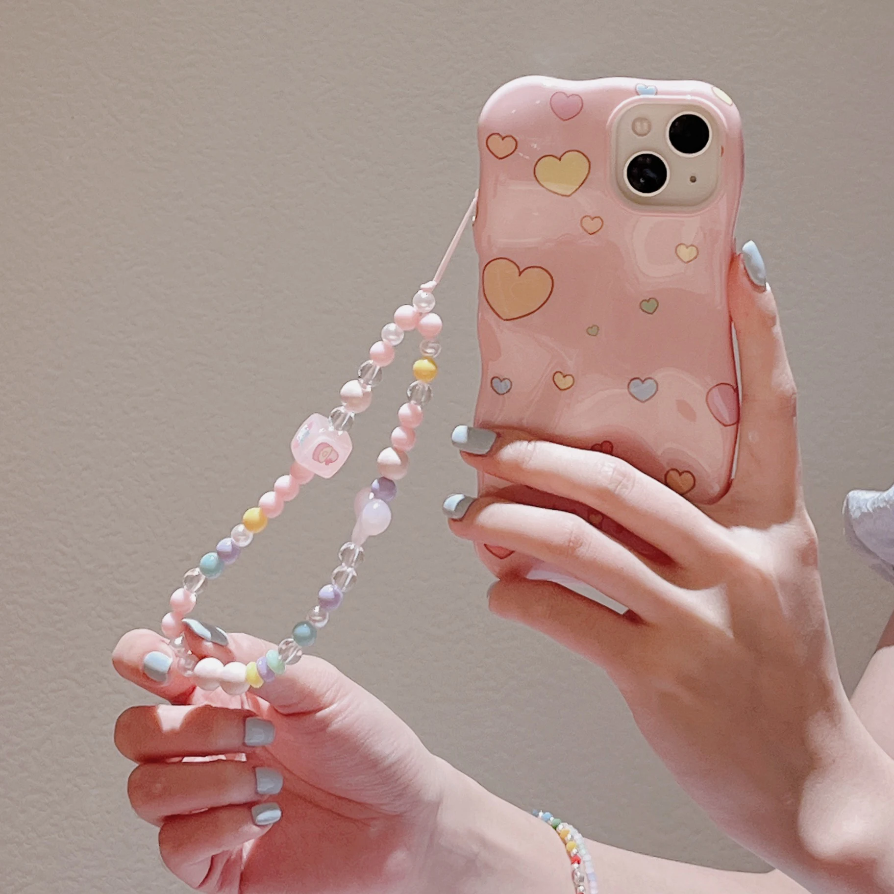 Мягкий чехол Shuitie с блестящим порошком и рисунком браслета для iphone 15 14Pro 14Promax 14