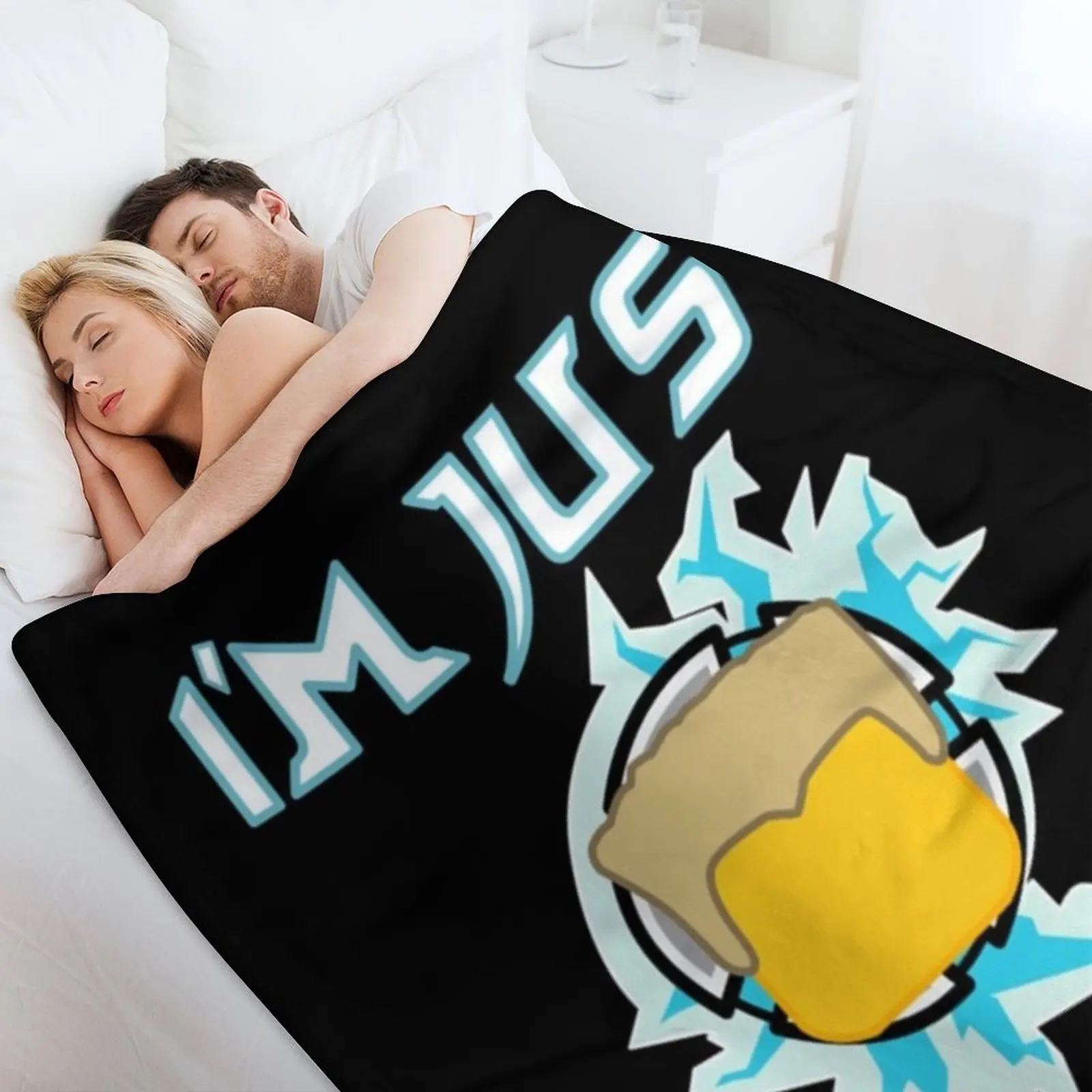 Плед I'm Just Zane Покрывала рождественские подарки Одеяла