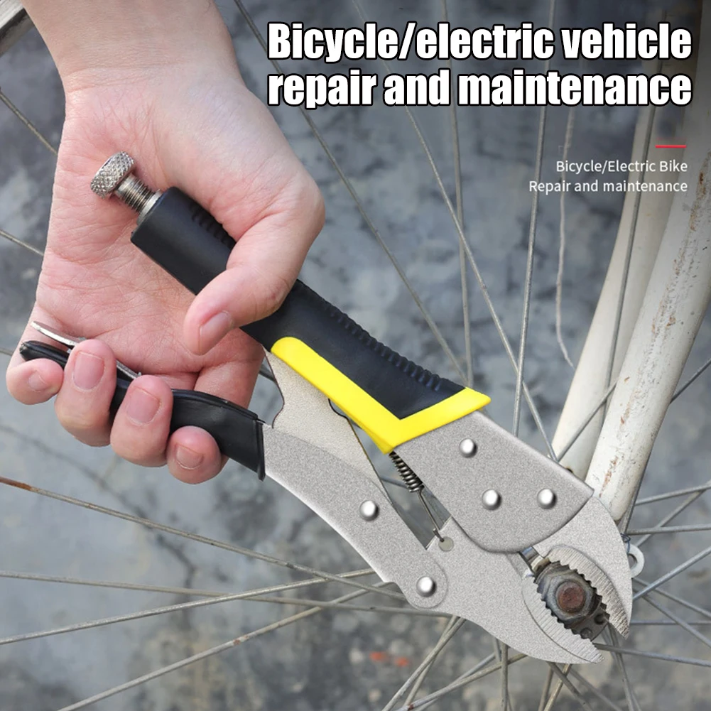 

Клещи из углеродистой стали, многофункциональные регулируемые плоскогубцы для велосипеда, фиксированные клещи, Нескользящие, с круглой гу...