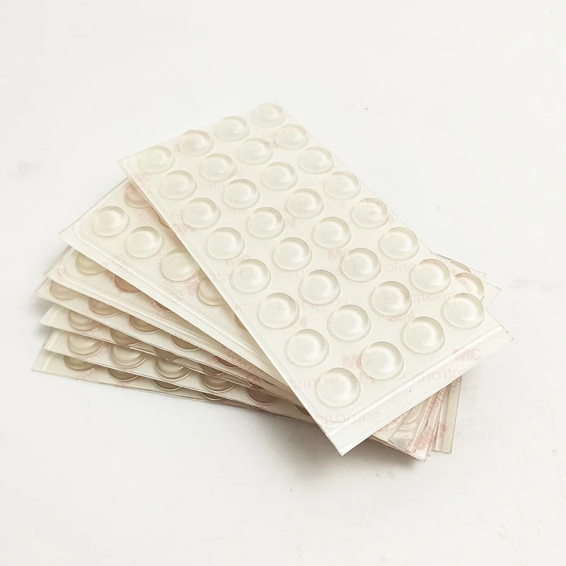 door stopper silicon rubber kitchen cabinet self adhesive stop damper buffer pad furniture hardware 40 grainslot 12 7x3mm black free global shipping