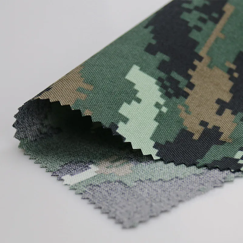 

500D Tiger Camouflage Fabric Nylon Water Resistant Anti-crack Cloth Military Tactical Material for Bag Suits 1.5m Width