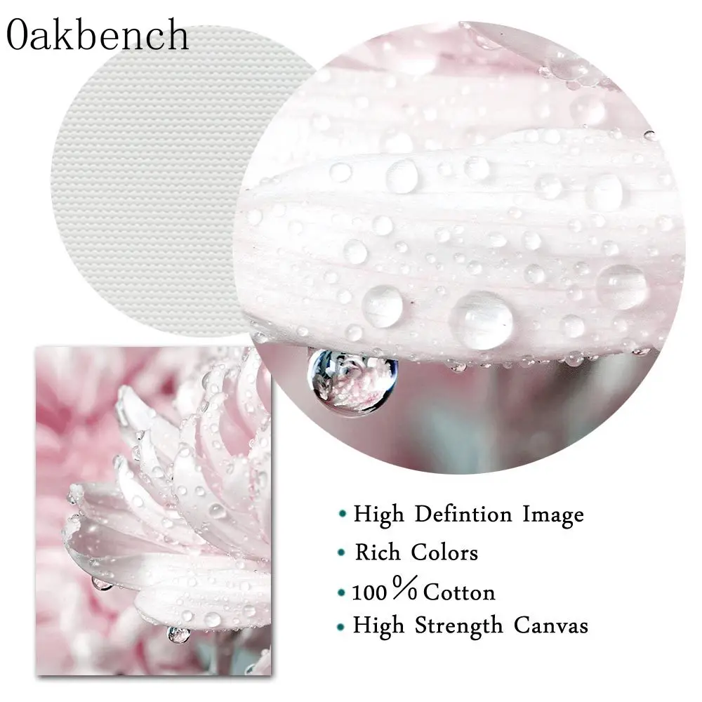 Настенные плакаты с розовыми цветами настенное художественное полотно пионами