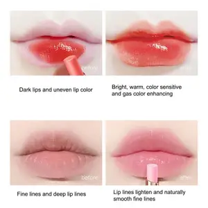 Lightening Lip Balm Practical Ultralight Moisturizing Warm Color Changing Beauty Lipstick for Women 