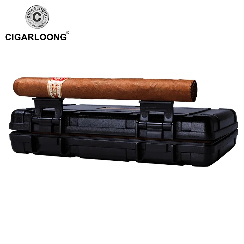 CIGARLOONG хьюмидор для сигар портативный дорожный увлажнитель коробка 5 палочек