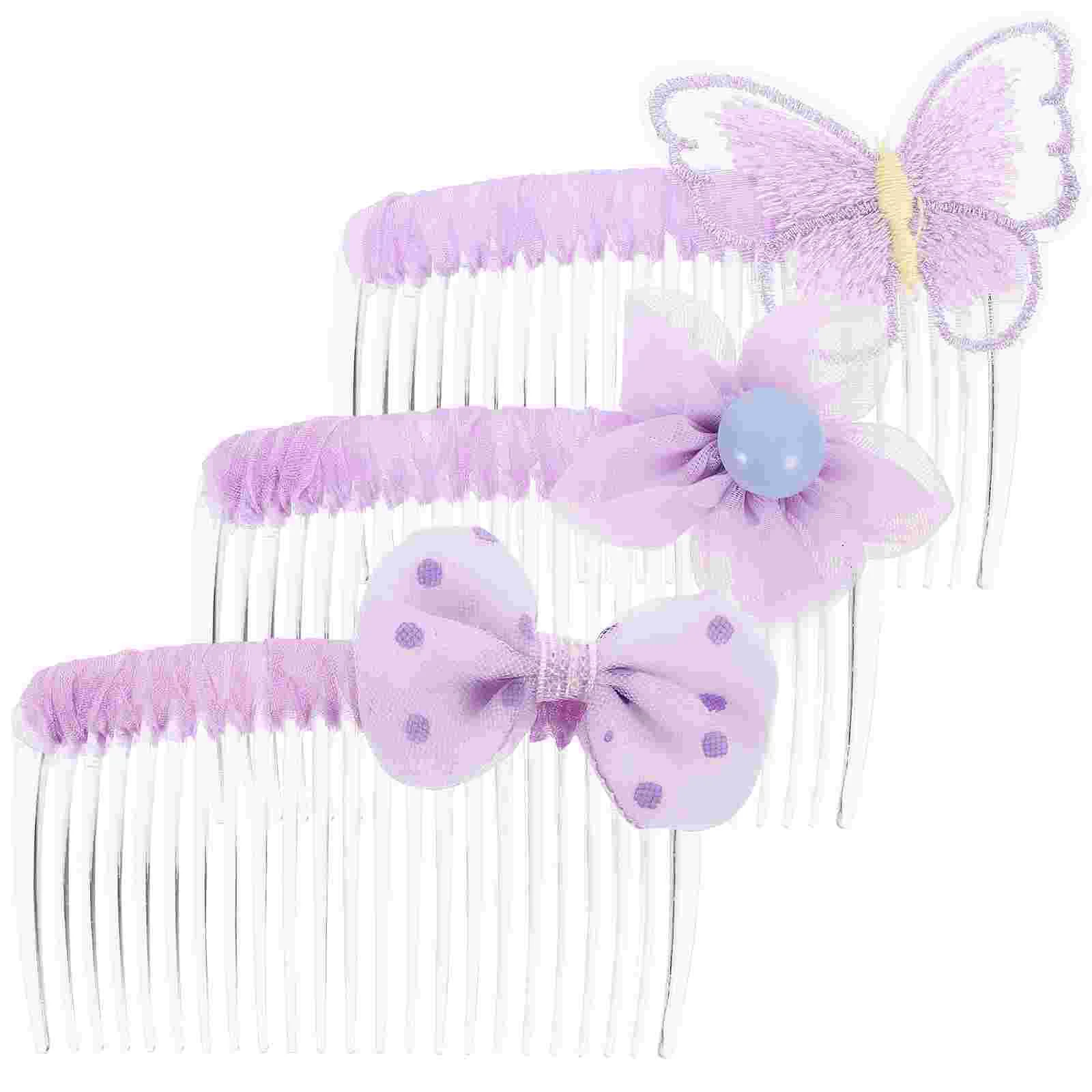 

3 шт., гребень для невесты, с боковыми зубьями