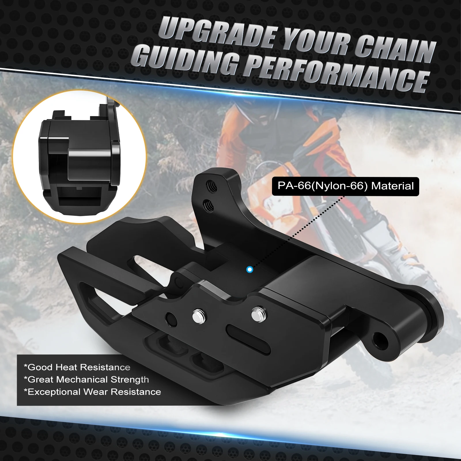 Направляющая цепи для KTM 690 Enduro SMC R 790 Adventure 890 2019-2023 Husqvarna 701 Supermoto 2016-2024 2023