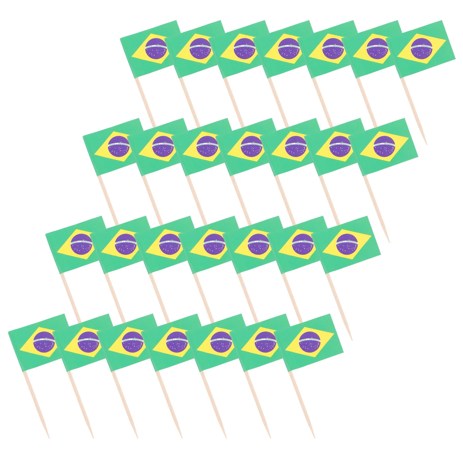 100 шт. декоративные топперы для торта с национальным флагом