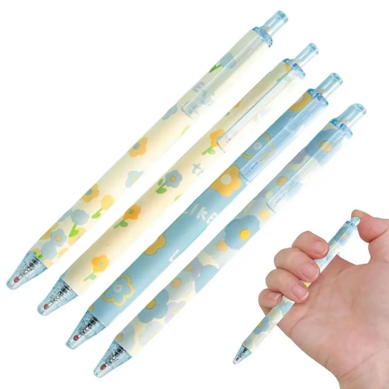 

4 шт., ручки с гелевыми чернилами, 0,5 мм