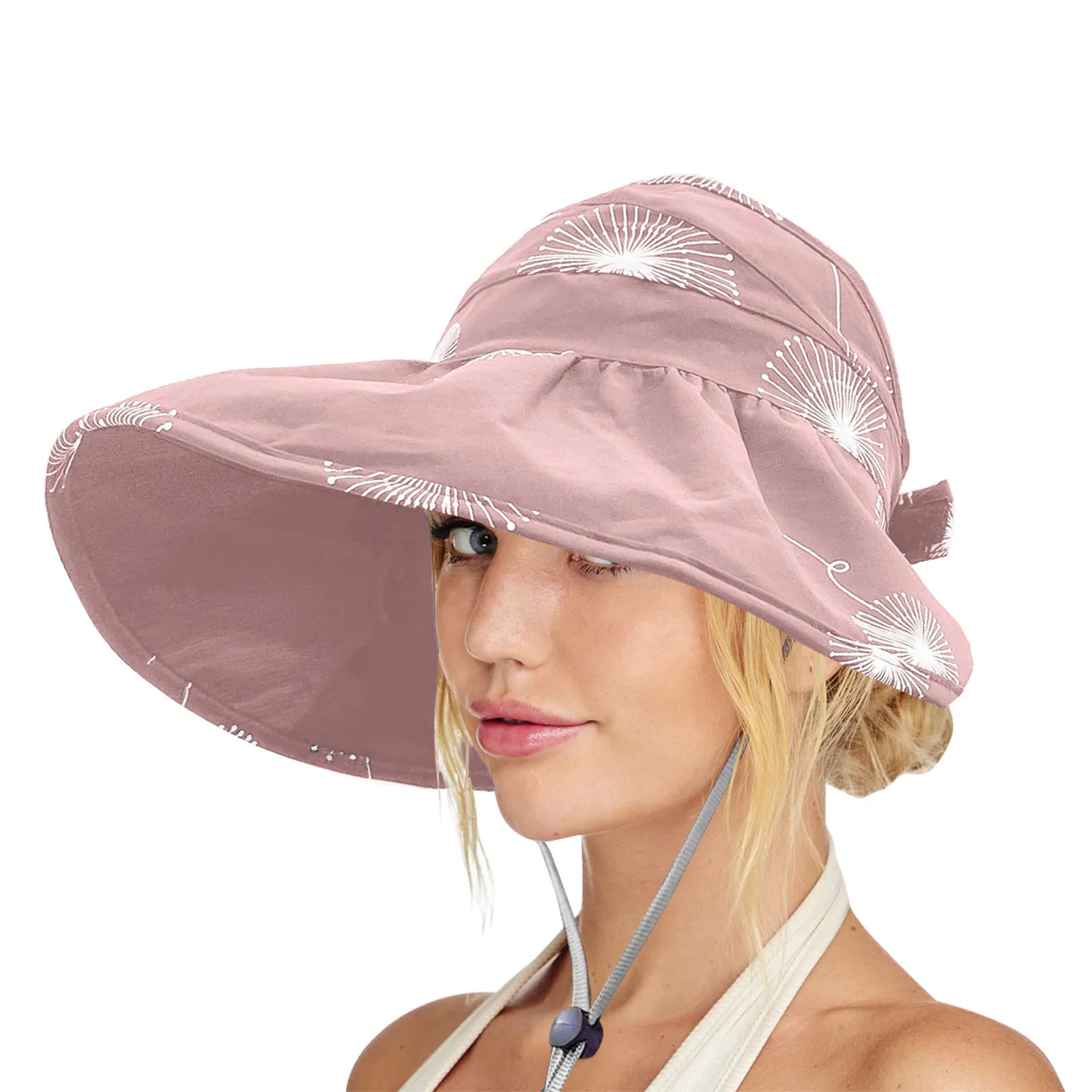 

Summer Hats For Women Wide Bongrace Women Straw Beach Hat Little Girl Sun Cap Foldable Ladies Hats Women's Hats Caps