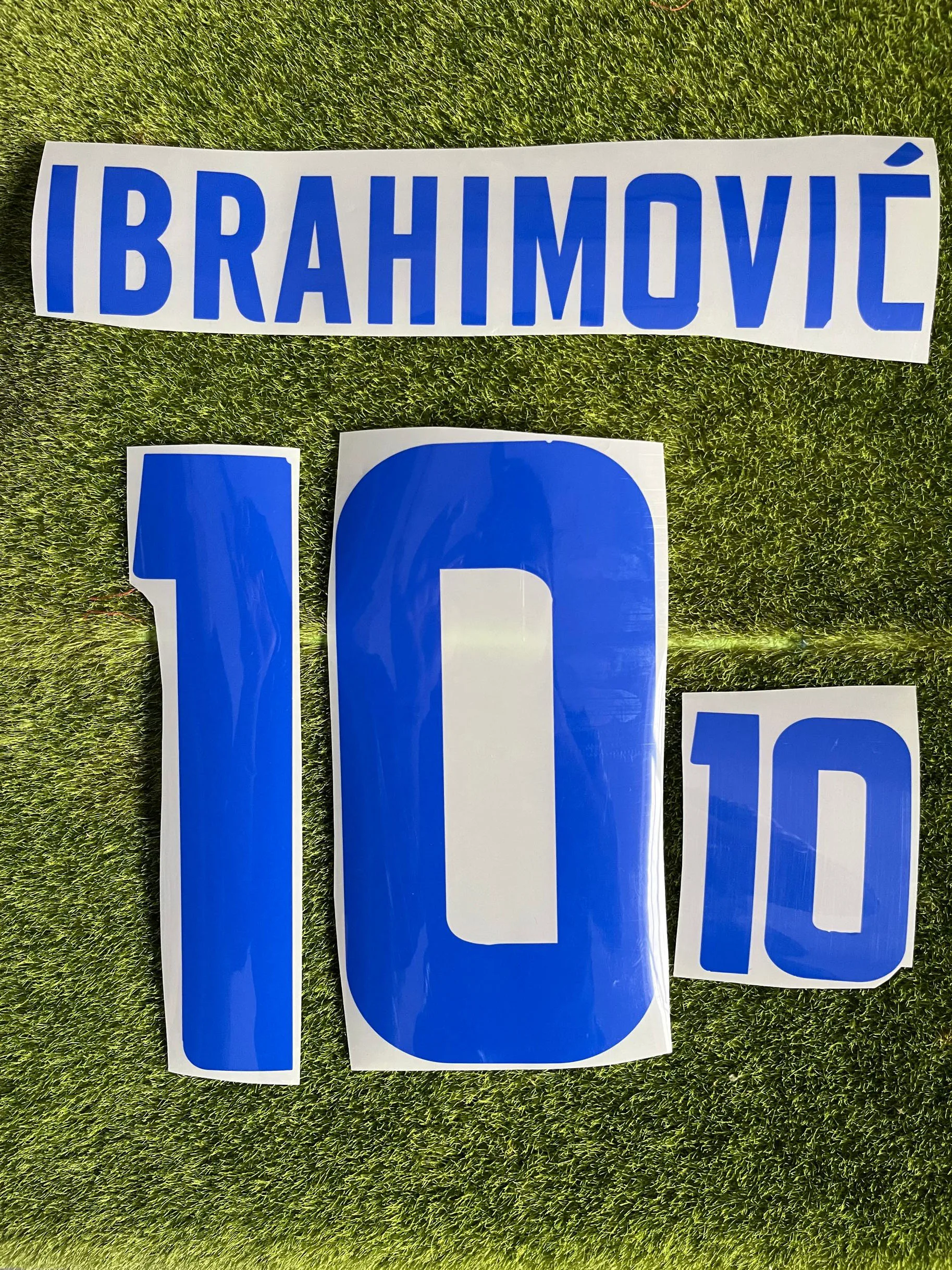 Шведский бейдж Ibrahimovic напечатанный на заказ с любым именем или номером, термотрансферный бейдж для футбола