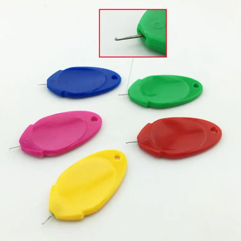 

10pcs/lot Needle Threader DIY Threader Elderly Guide Needle Easy Device Automatic Thread Sewing Tools Handmade Sewing Needle