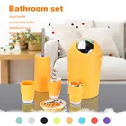 Набор аксессуаров для ванной комнаты, дизайнерский диспенсер для мыла и лосьона, держатель для зубных щеток, стакан для мыла или насос, чашка для бутылки, туалетная щетка