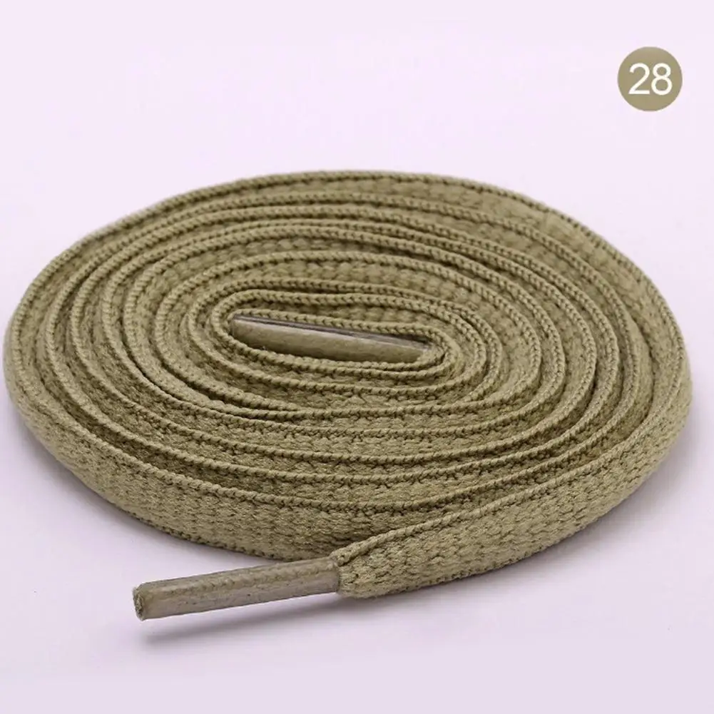Men's And Women's Sports Shoelaces Color Flat Semicircular Shoelace Suitable For All Shoes Round Laces 26 Colors 1 Pair