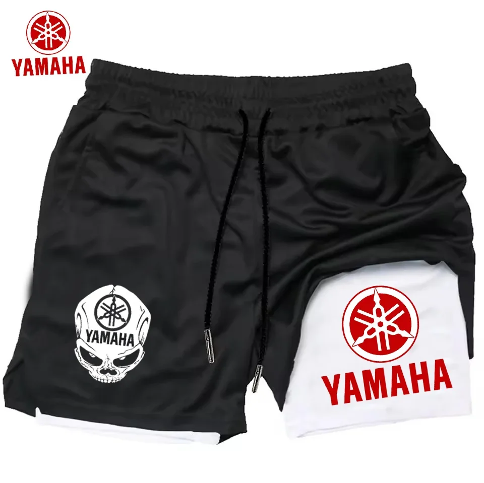 

Последняя модель 2025, мужские однослойные шорты для утреннего бега, спортивные парные однослойные шорты — бренд с логотипом мотоцикла YAMAHA — мужские A