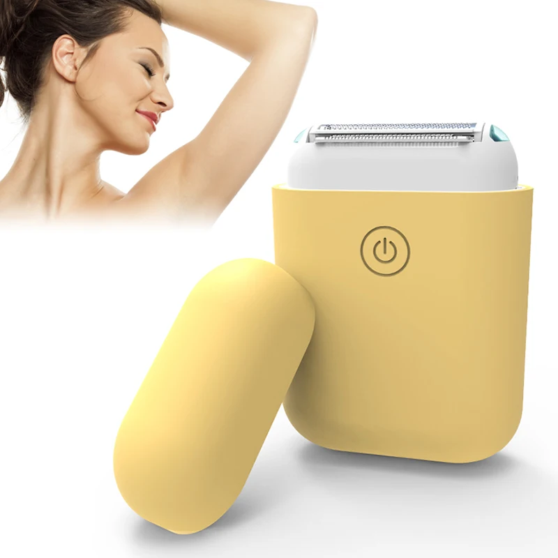 Professional Painless Hair Removal Private Part Epilator Rechargeable Women Body Face Leg Bikini Electric Shaver Hair Remover