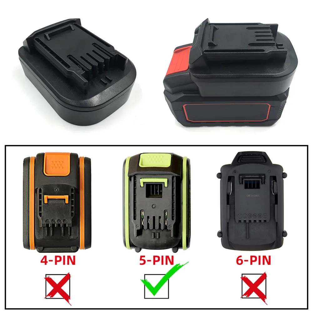 

Battery Adapter Converter For DEVON 20V Li-Ion Battery Convert To Makita 18V Battery Power Tools Battery Accessories