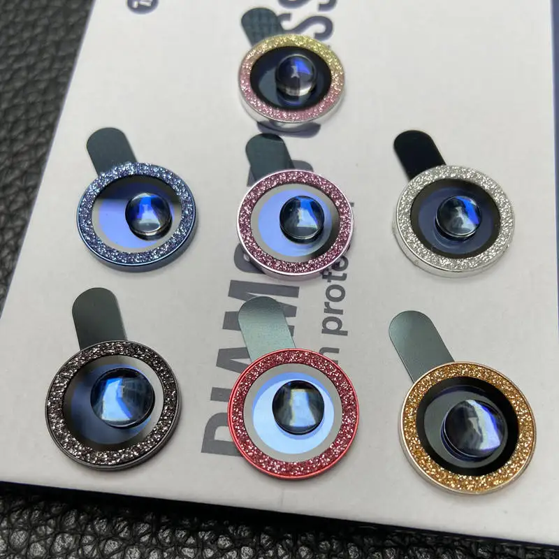

100pcs Lens Metal Ring Protector Glass For iPhone 12 13 14 Pro Max Camera Len Protection On iPhone Camera Protector Film