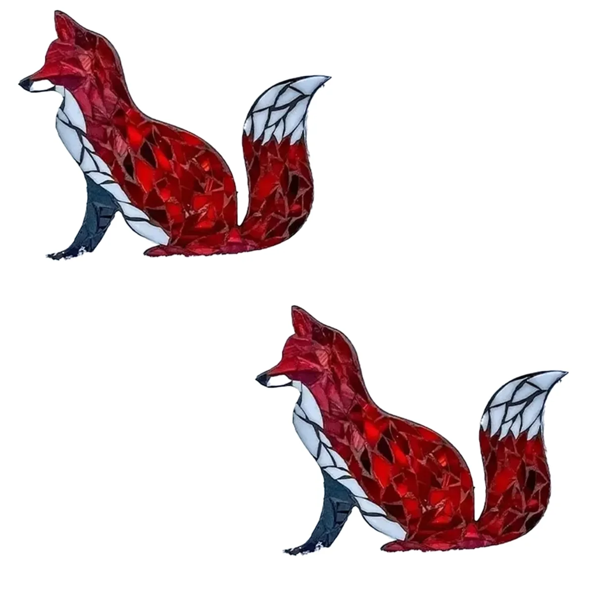 2 шт. DIY Mountain Range мозаичный комплект забавный подсолнух гриб витраж CAU30t лиса