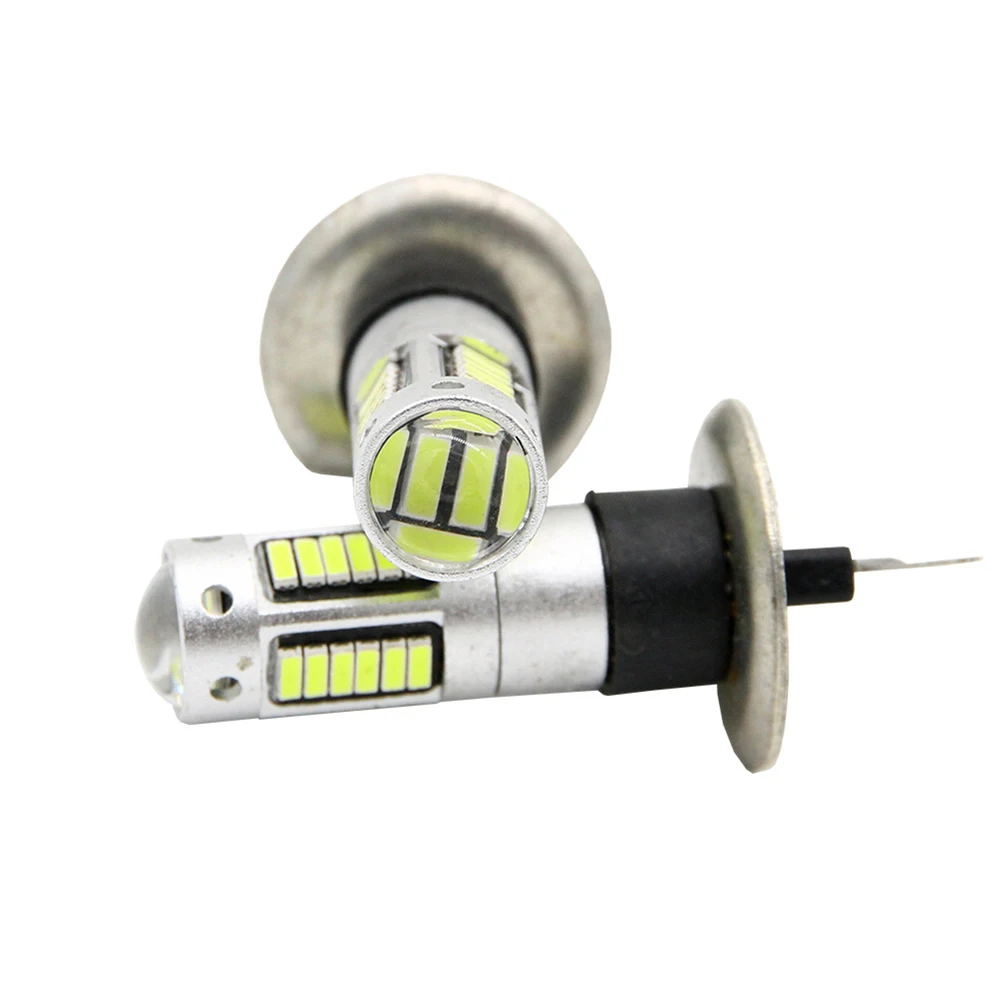 

2pcs H1 6000k LED Fog Light Bulb Conversion Kit Super White DC 12V-24V 50W DRL Headlight Bulbs Auto Driving Headlamp Lamps