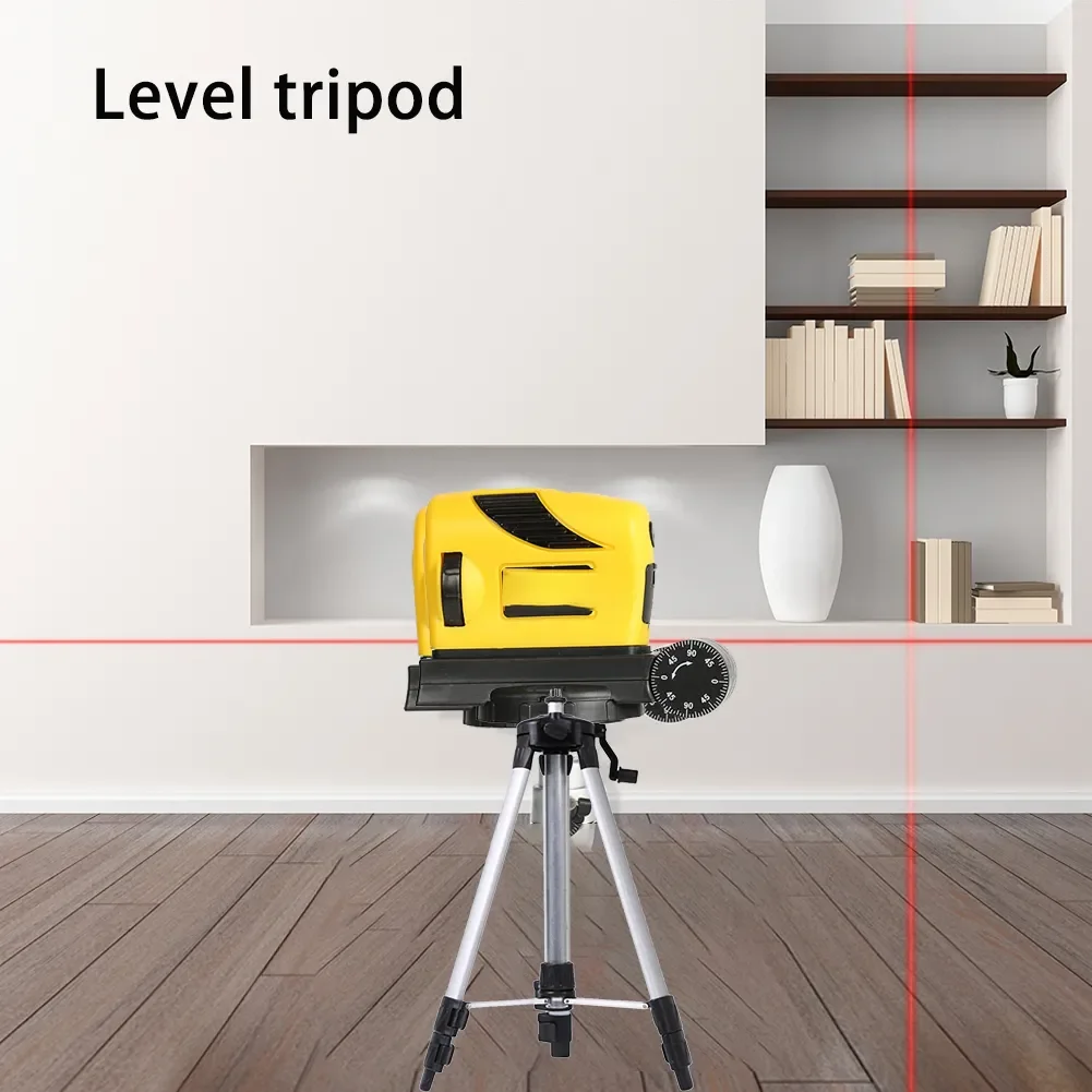 

Level Tripod Aluminum Alloy Adjustable Height Thickened Tripod Stand Bracket for 5/8 inch Adapter Self Leveling