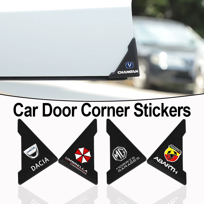 

Car Logo Door Corner Protection Sticker for Infiniti FX35 Q50 Q30 ESQ QX50 QX60 QX70 EX JX35 G35 G37 2021 2022 Car Accessories