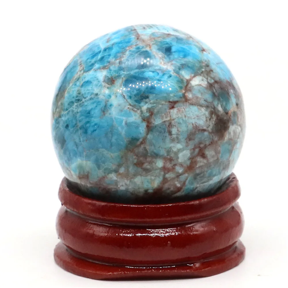 

Кристальный шар из синего апатита