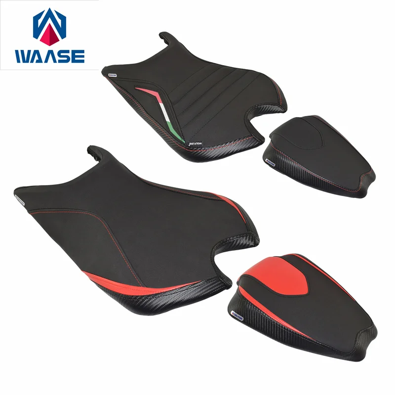 

Waase для Aprilia RS660 RS 660 2020 2021 2022 2023, передний всадник, пассажир, соло, коврик для сиденья из искусственной кожи